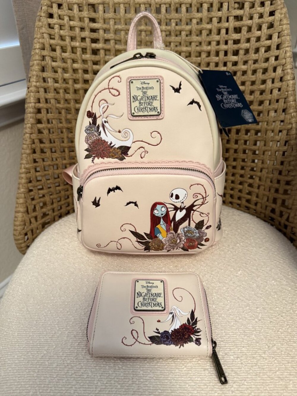 Loungefly Tim Burton's 'The Nightmare Before Christmas' Mini-Backpack & Wallet